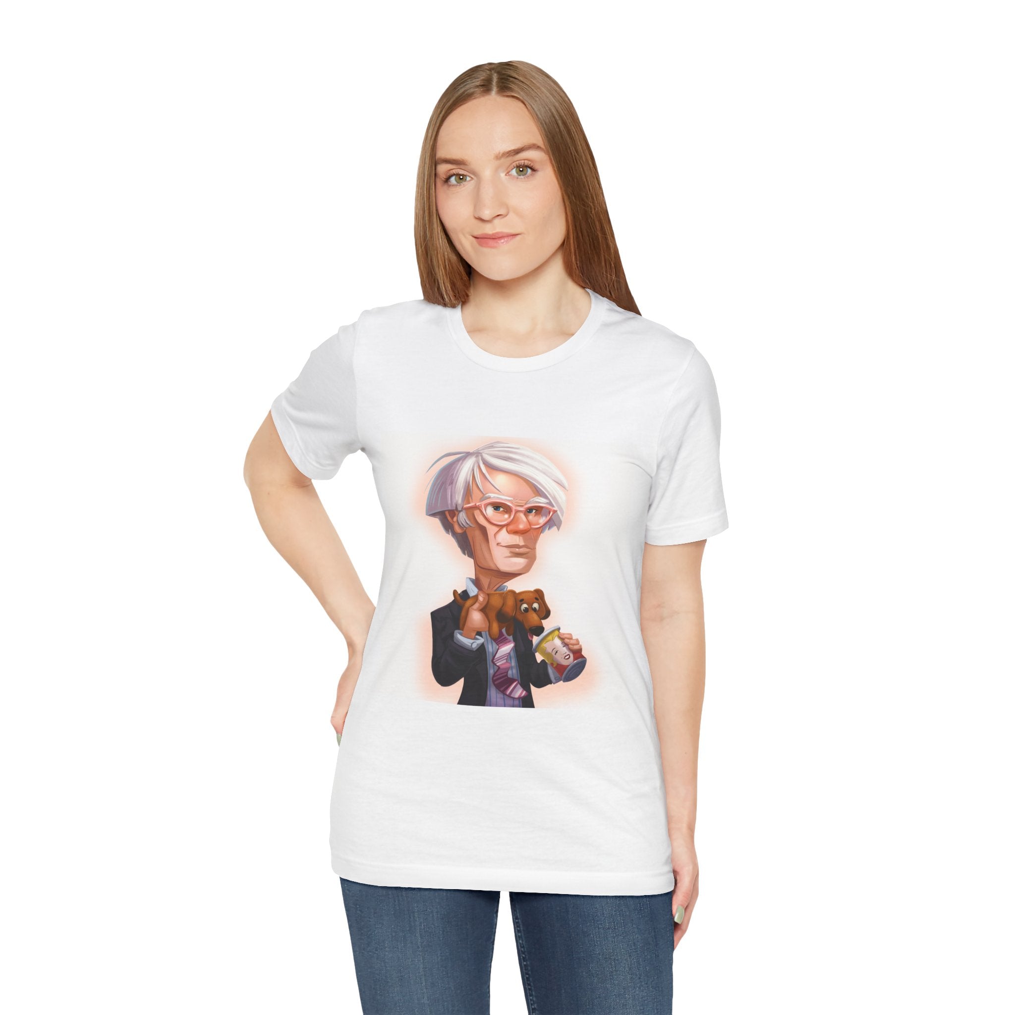Andy Warhol Unisex Tee - American Pop Artist & Cultural Icon Lightweight T-Shirt