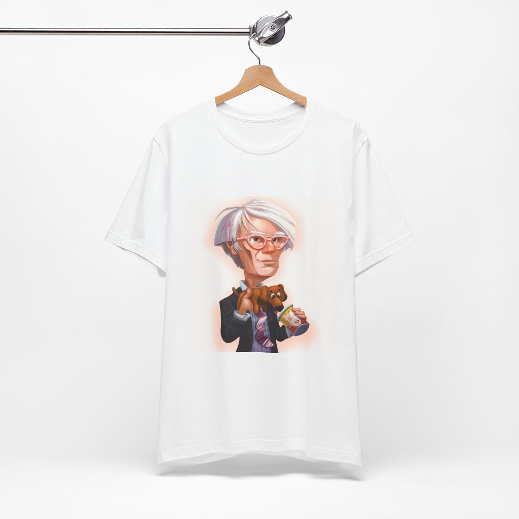 Andy Warhol Unisex Tee - American Pop Artist & Cultural Icon Lightweight T-Shirt