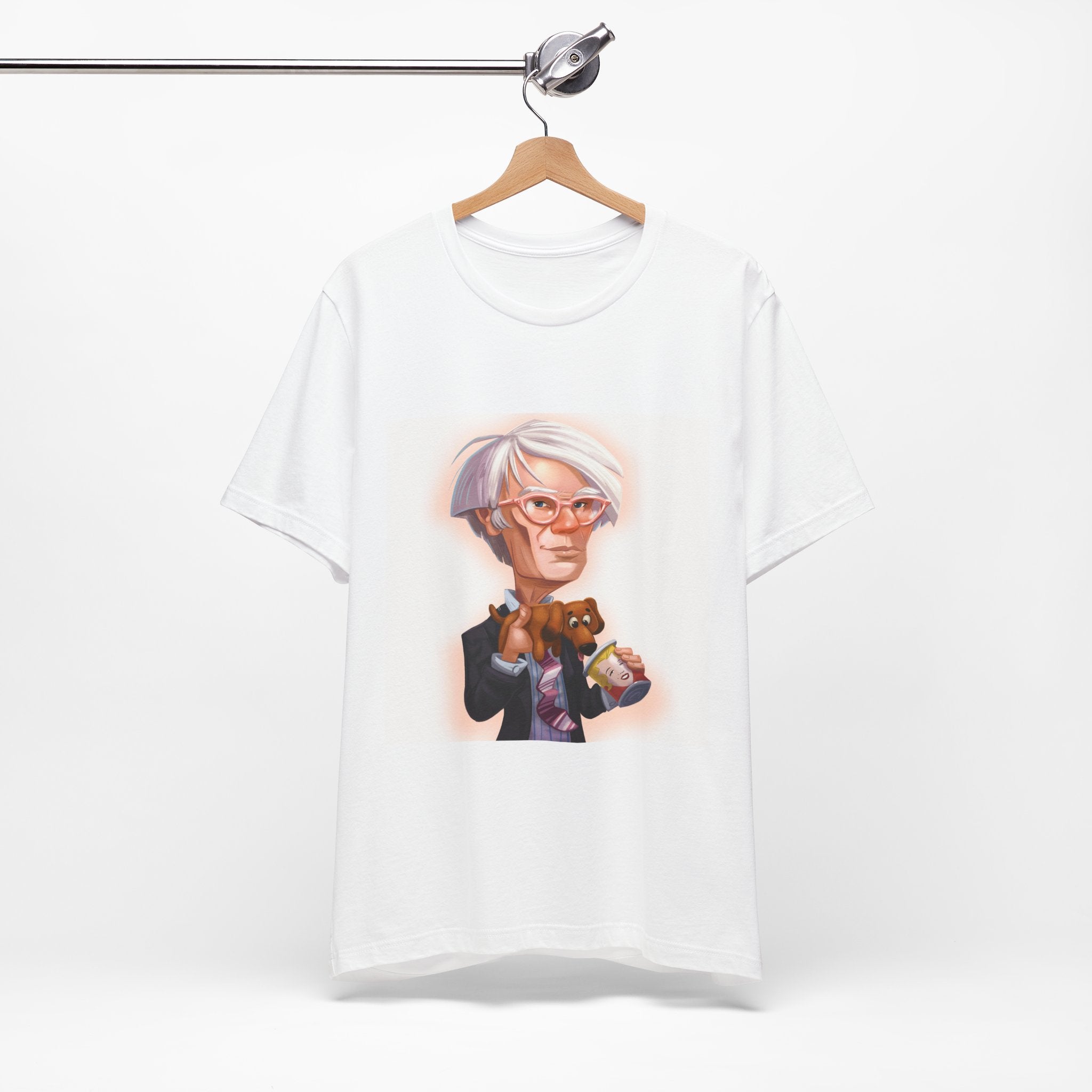 Andy Warhol Unisex Tee - American Pop Artist & Cultural Icon Lightweight T-Shirt