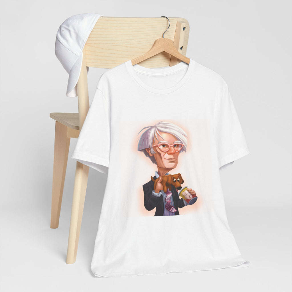 Andy Warhol Unisex Tee - American Pop Artist & Cultural Icon Lightweight T-Shirt