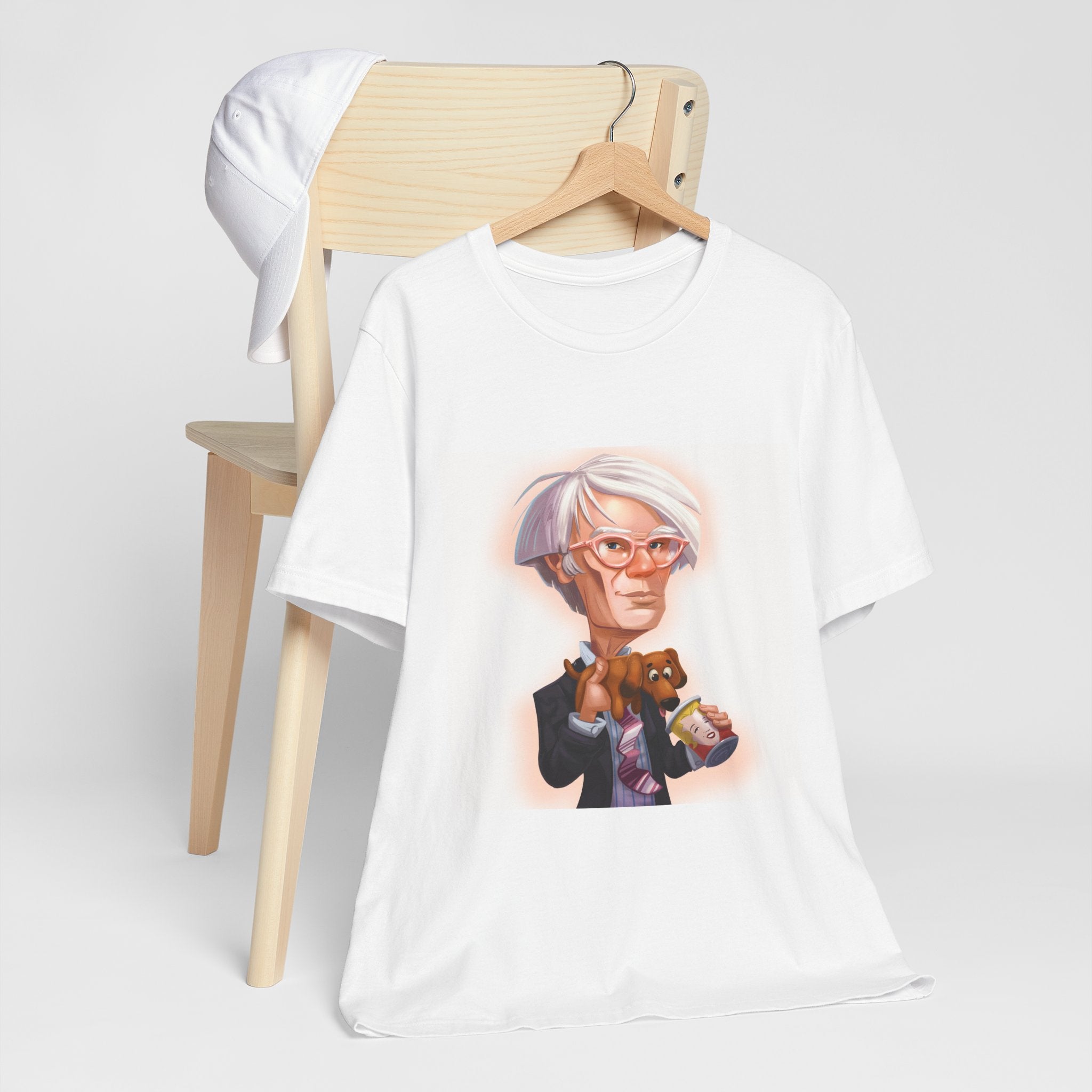 Andy Warhol Unisex Tee - American Pop Artist & Cultural Icon Lightweight T-Shirt
