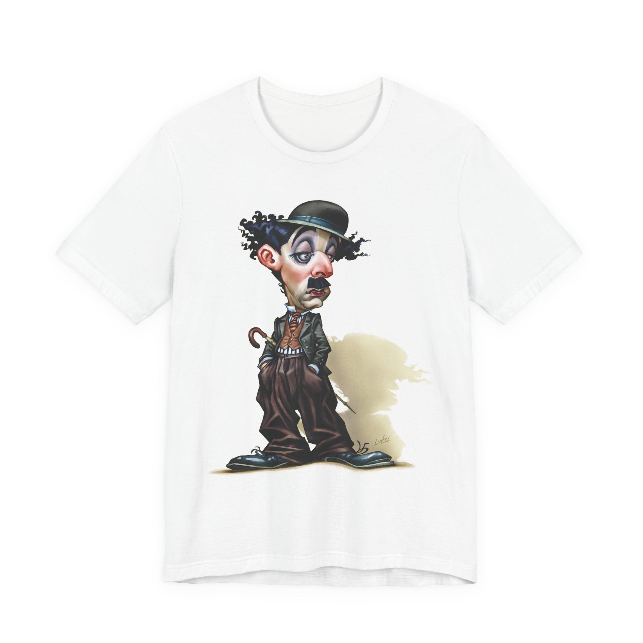 Charlie Chaplin Unisex Tee - English Comic Actor & Silent Film Icon Lightweight T-Shirt