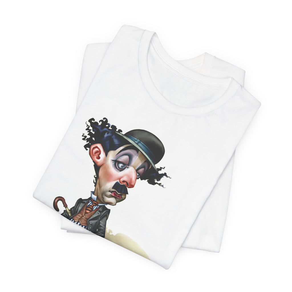 Charlie Chaplin Unisex Tee - English Comic Actor & Silent Film Icon Lightweight T-Shirt