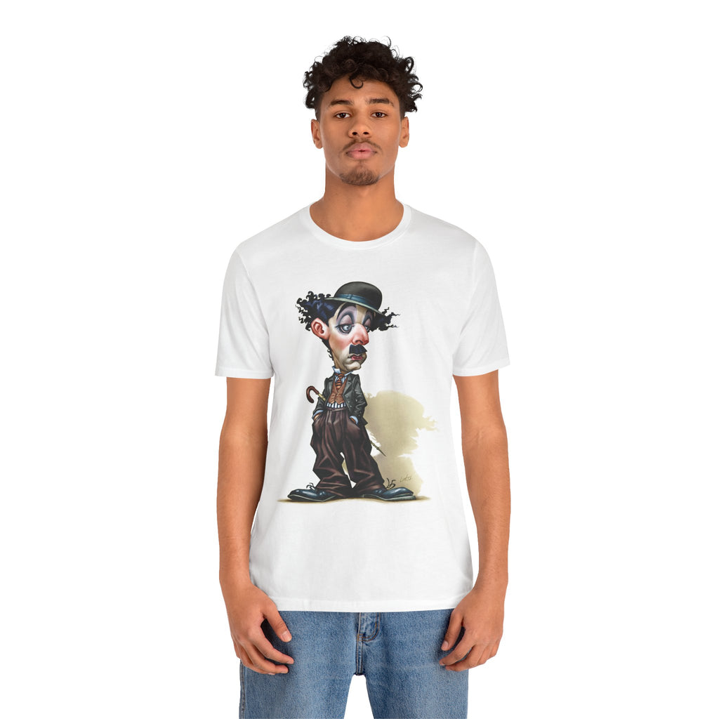 Charlie Chaplin Unisex Tee - English Comic Actor & Silent Film Icon Lightweight T-Shirt