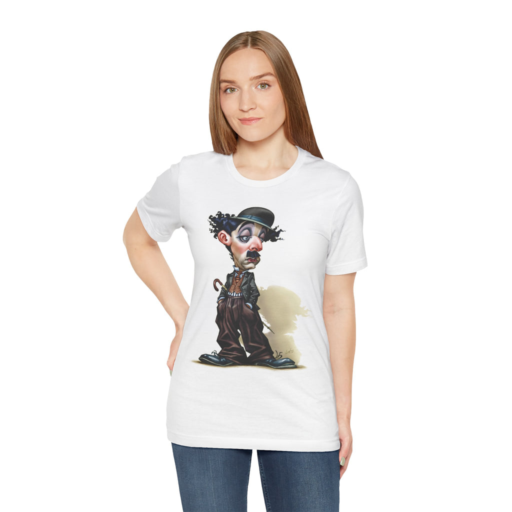 Charlie Chaplin Unisex Tee - English Comic Actor & Silent Film Icon Lightweight T-Shirt