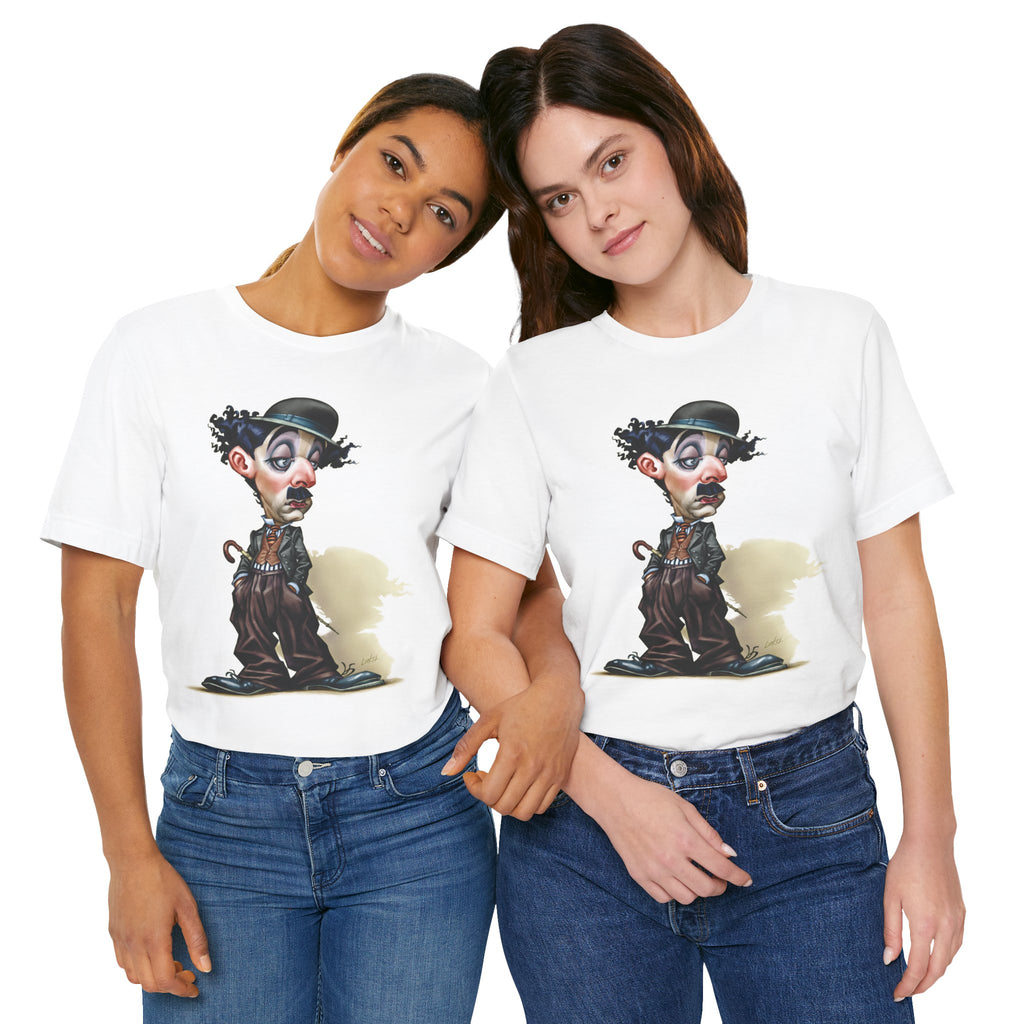 Charlie Chaplin Unisex Tee - English Comic Actor & Silent Film Icon Lightweight T-Shirt