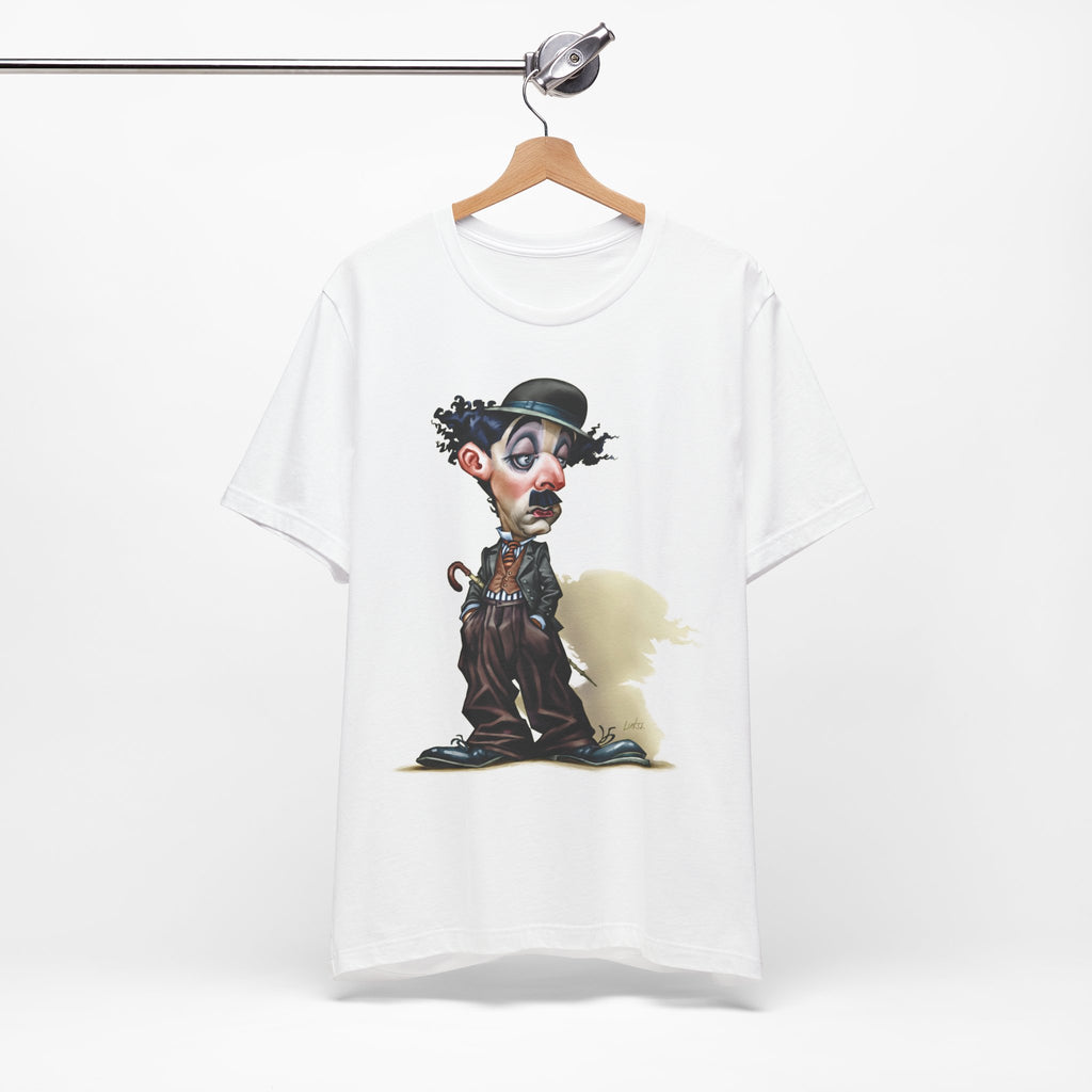 Charlie Chaplin Unisex Tee - English Comic Actor & Silent Film Icon Lightweight T-Shirt