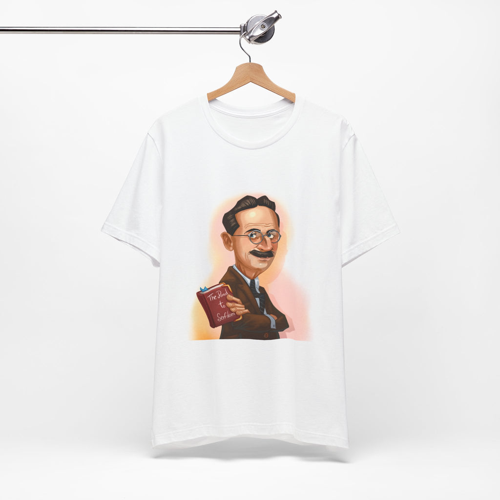Friedrich Hayek Unisex Tee - Austrian Economist & Free-Market Icon Lightweight T-Shirt