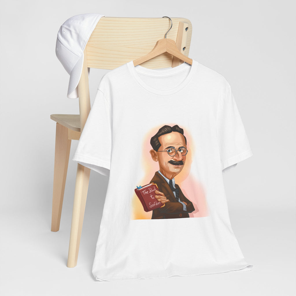 Friedrich Hayek Unisex Tee - Austrian Economist & Free-Market Icon Lightweight T-Shirt