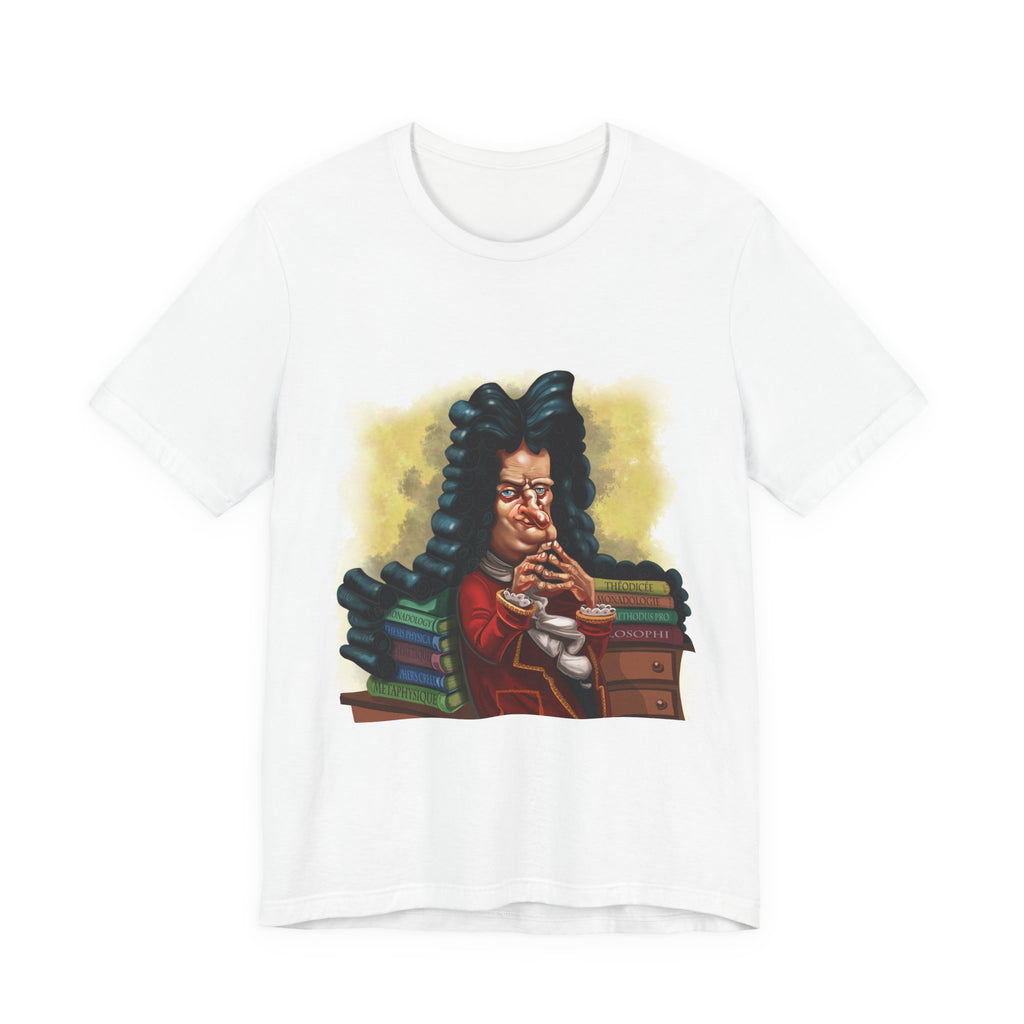 Gottfried Leibniz Unisex Tee - German Philosopher & Mathematical Genius Icon Lightweight T-Shirt