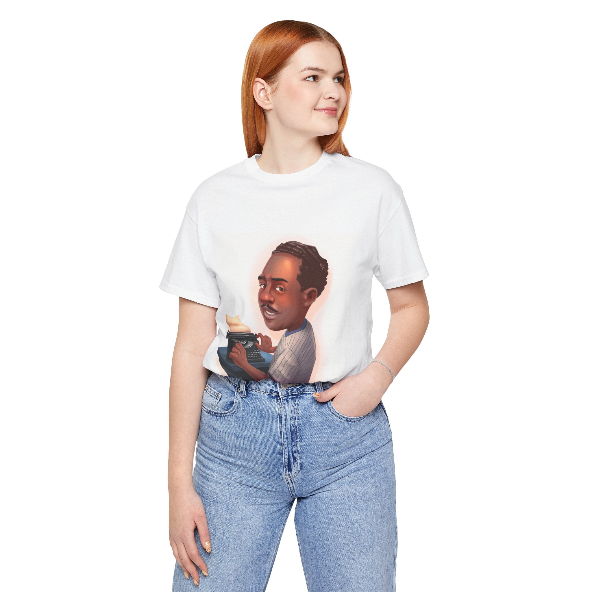 Langston Hughes Unisex Tee - American Poet & Harlem Renaissance Icon Lightweight T-Shirt