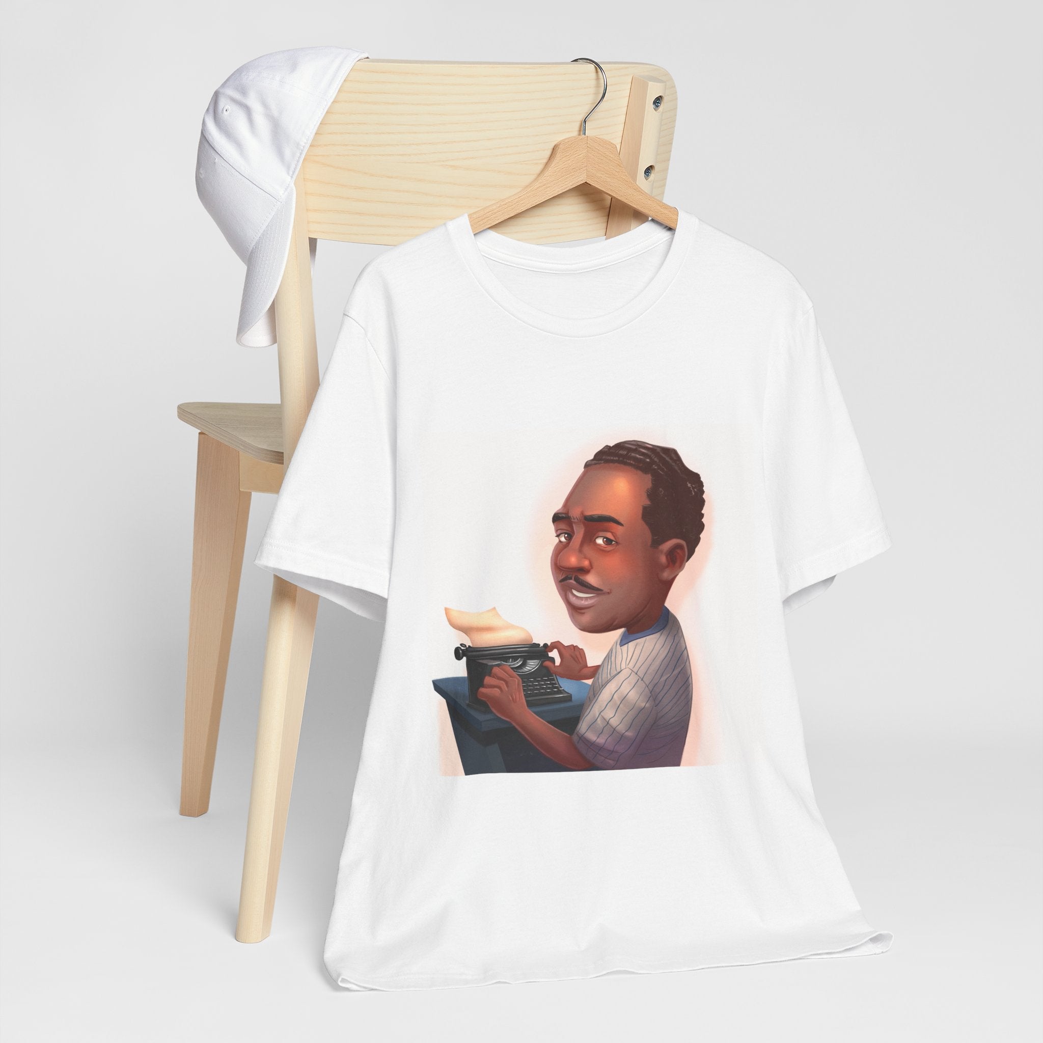 Langston Hughes Unisex Tee - American Poet & Harlem Renaissance Icon Lightweight T-Shirt