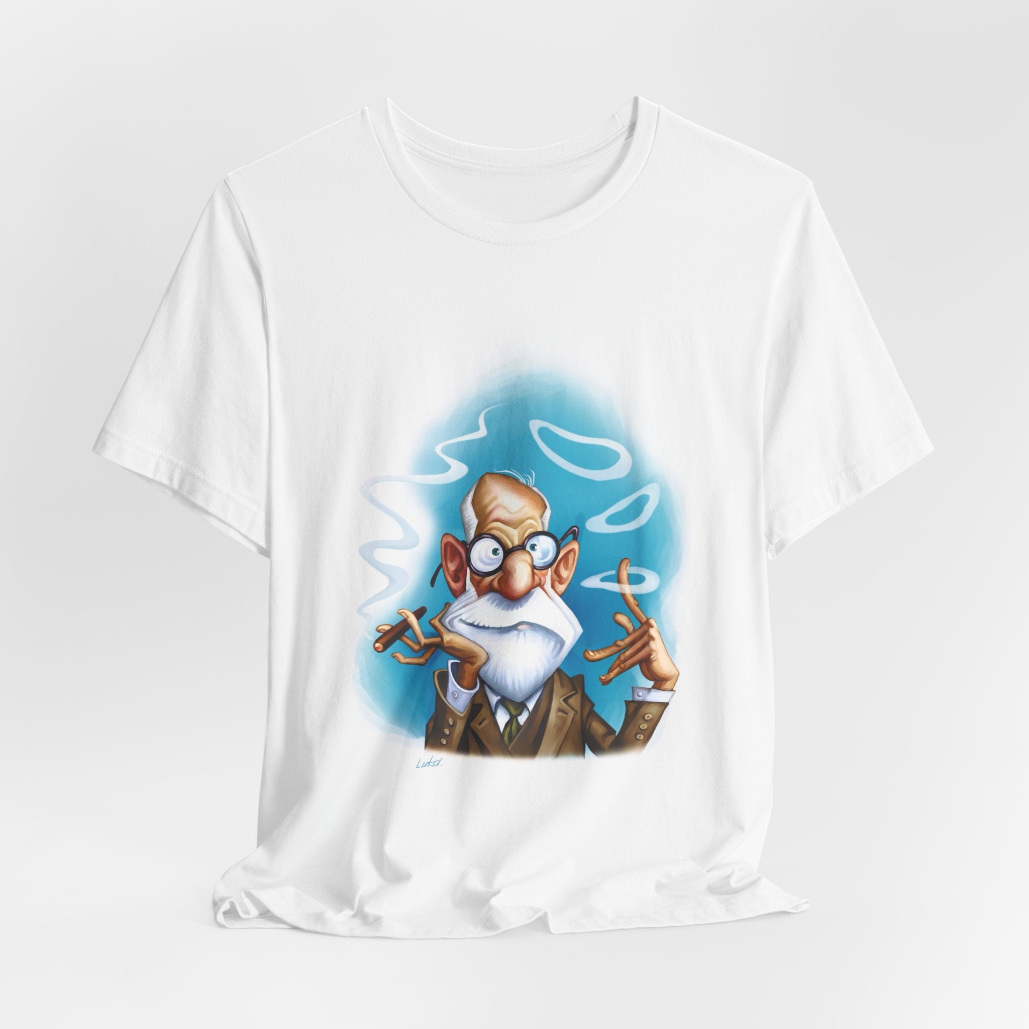 Sigmund Freud Unisex Tee - Austrian Psychoanalyst & Father of Modern Psychology Lightweight T-Shirt