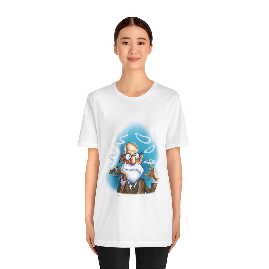 Sigmund Freud Unisex Tee - Austrian Psychoanalyst & Father of Modern Psychology Lightweight T-Shirt