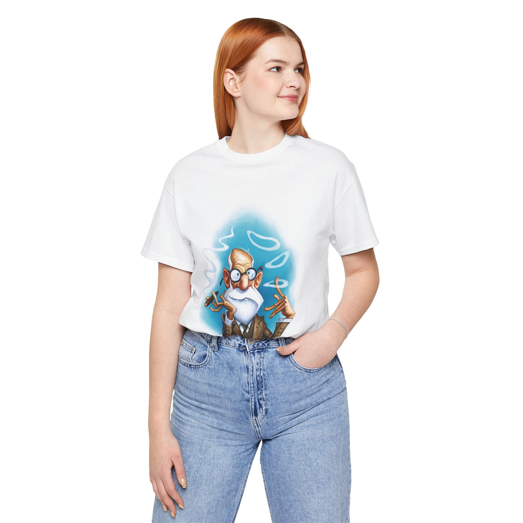 Sigmund Freud Unisex Tee - Austrian Psychoanalyst & Father of Modern Psychology Lightweight T-Shirt